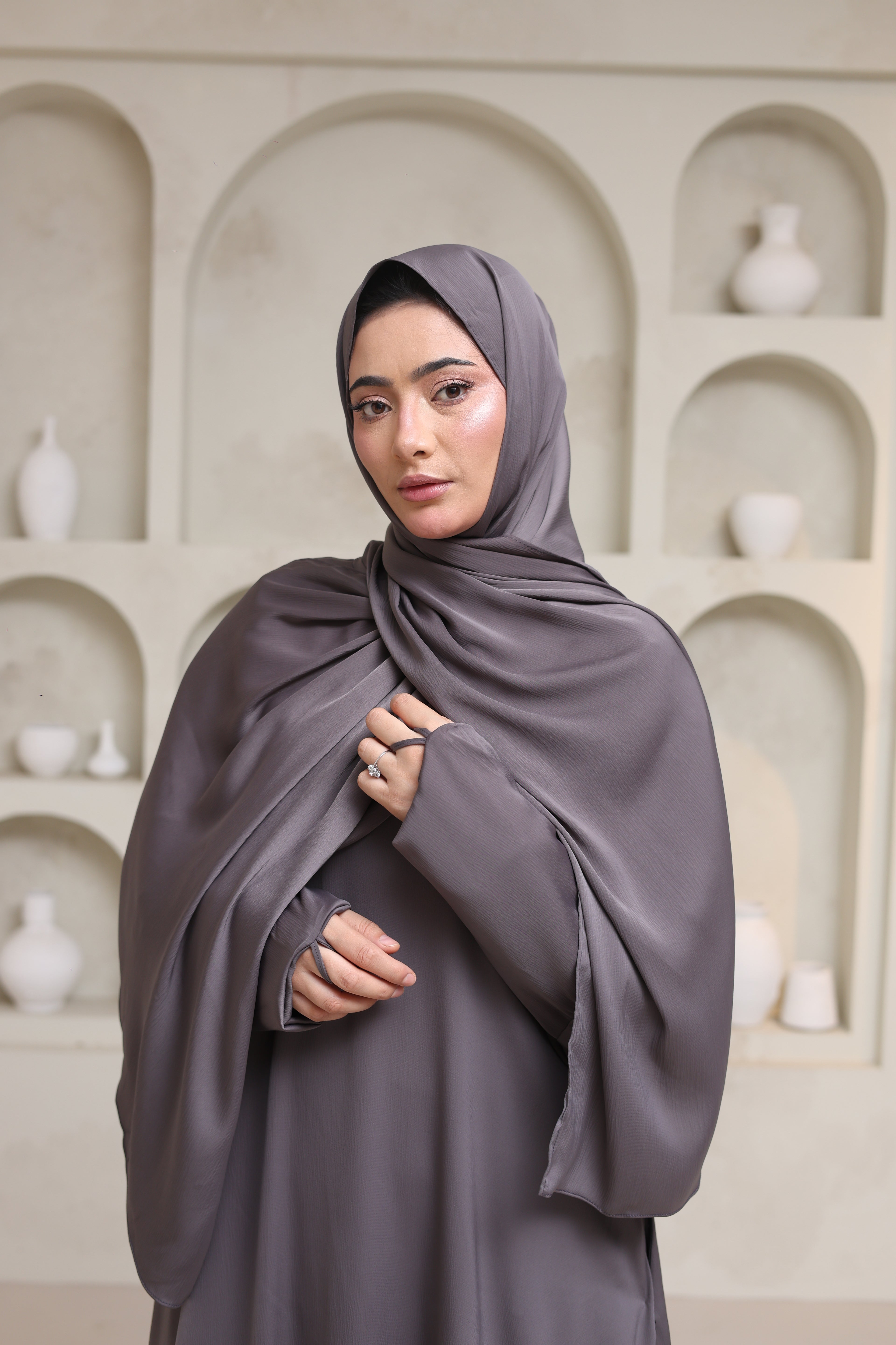 Utility Abaya — Grey