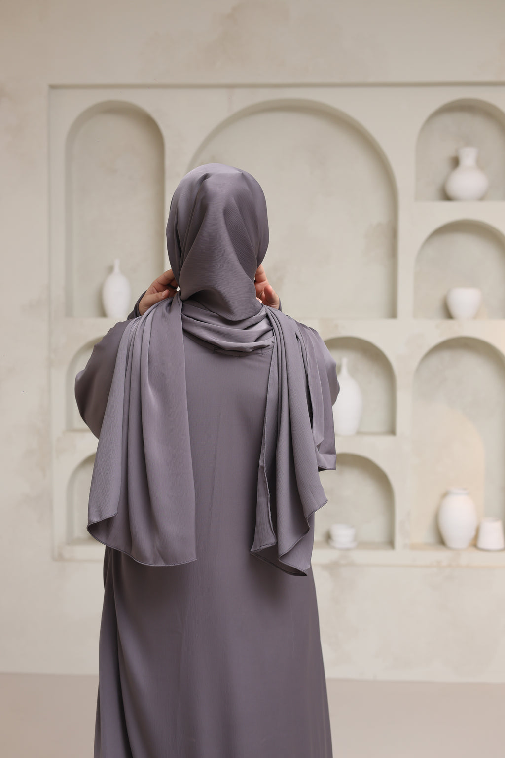Utility Abaya — Grey
