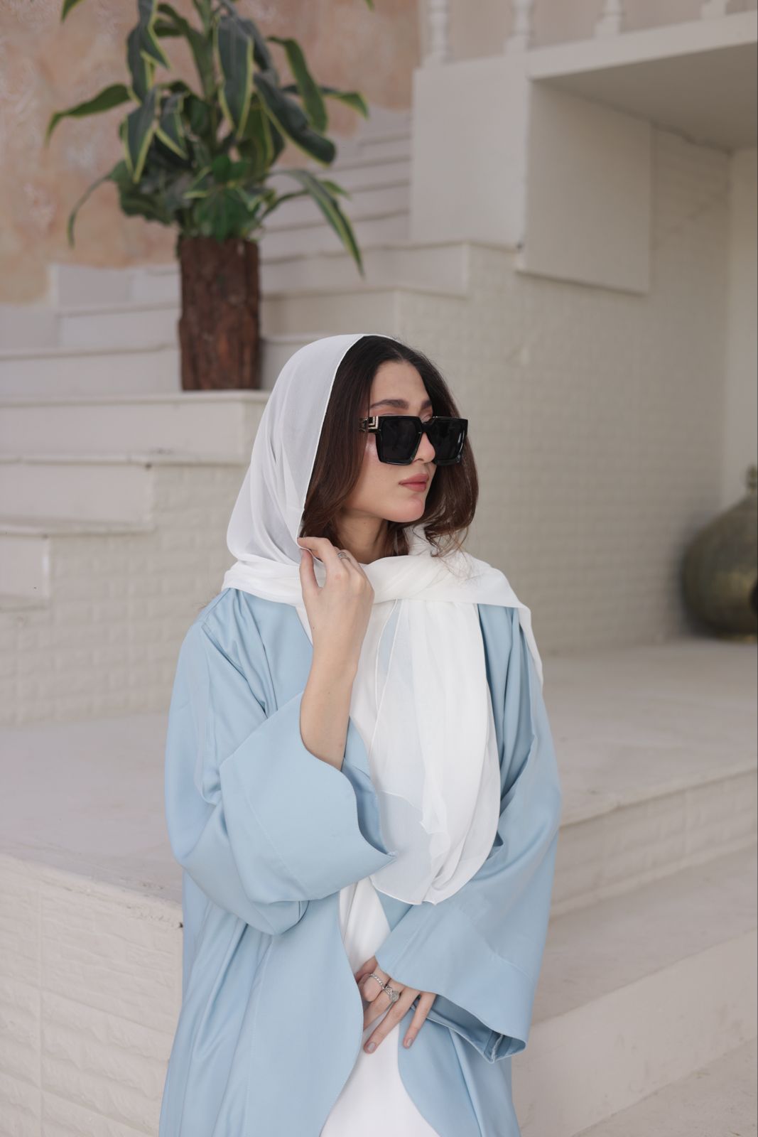 Layered Noor Abaya