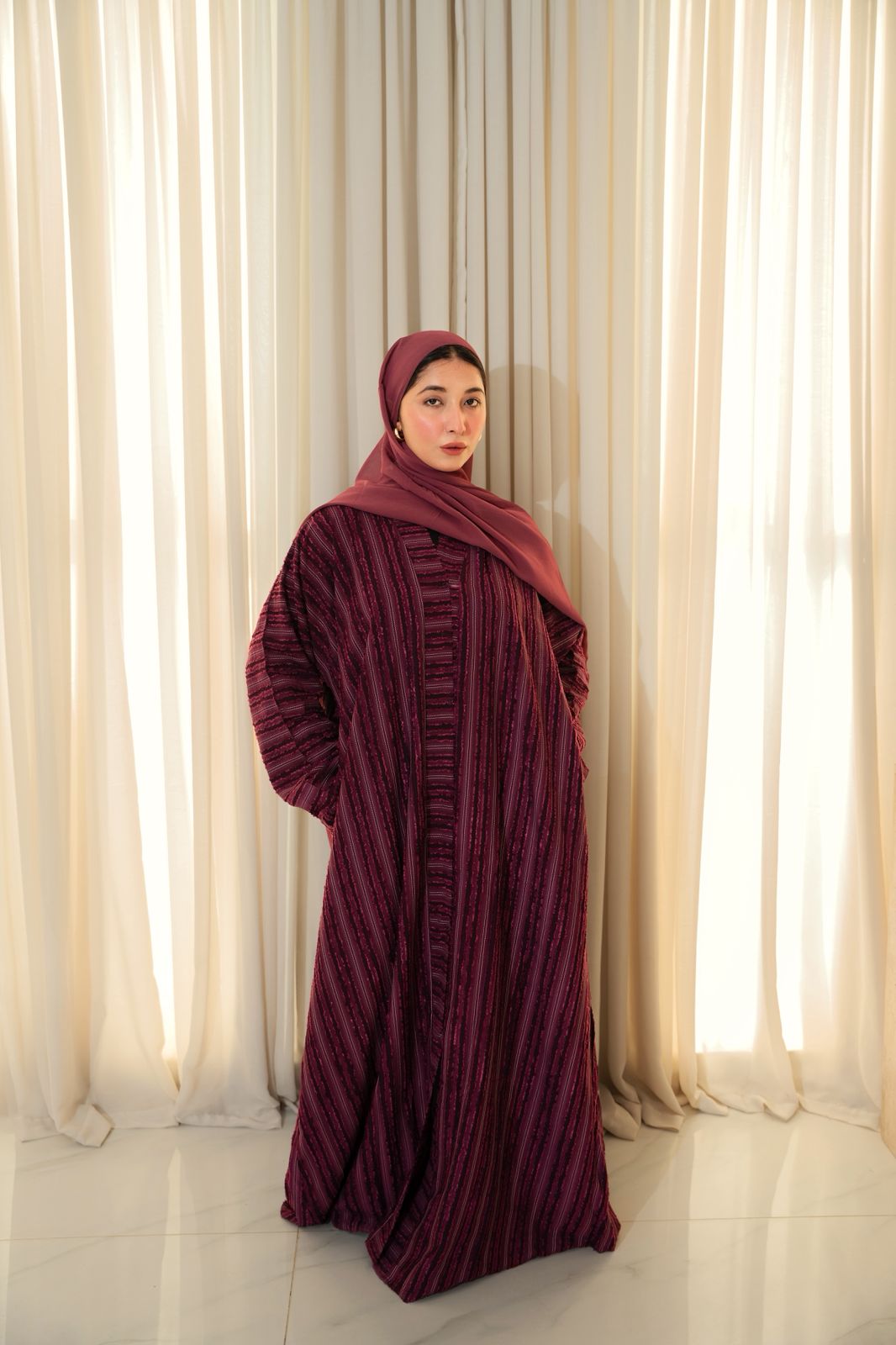 Velour Maroon