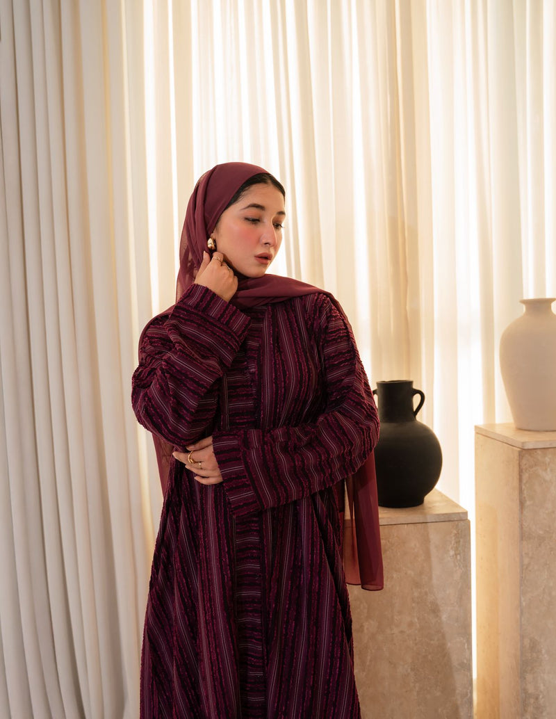 Velour Maroon