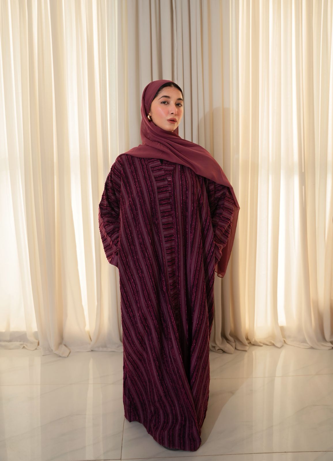 Velour Maroon