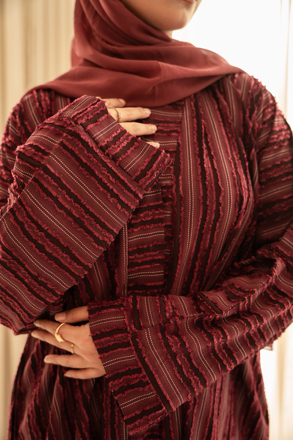 Velour Maroon