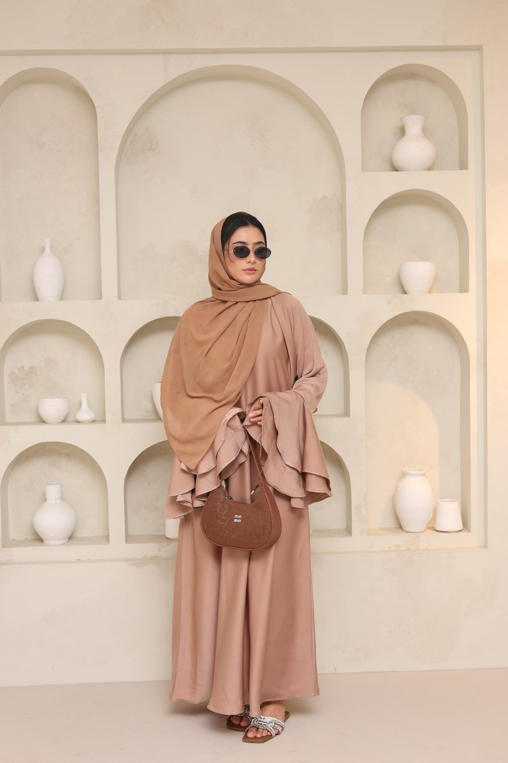 Almond Abaya — Beige