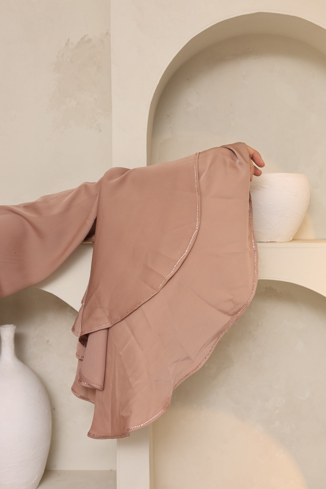 Almond Abaya — Beige