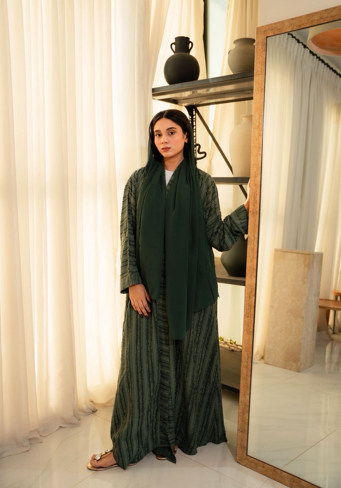 Velour Bottle Green