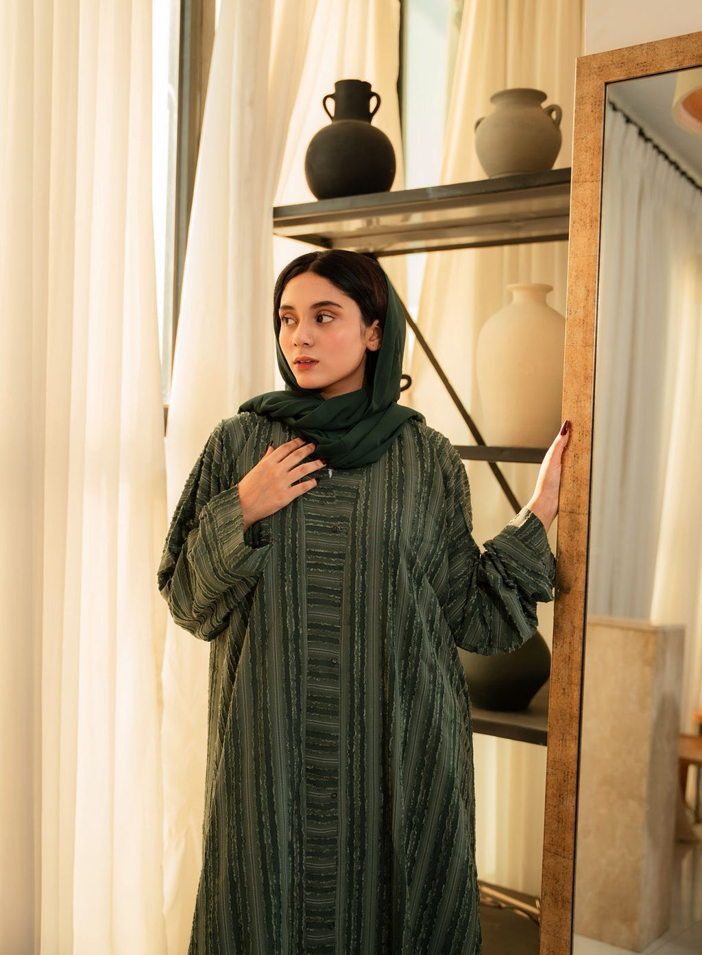 Velour Bottle Green