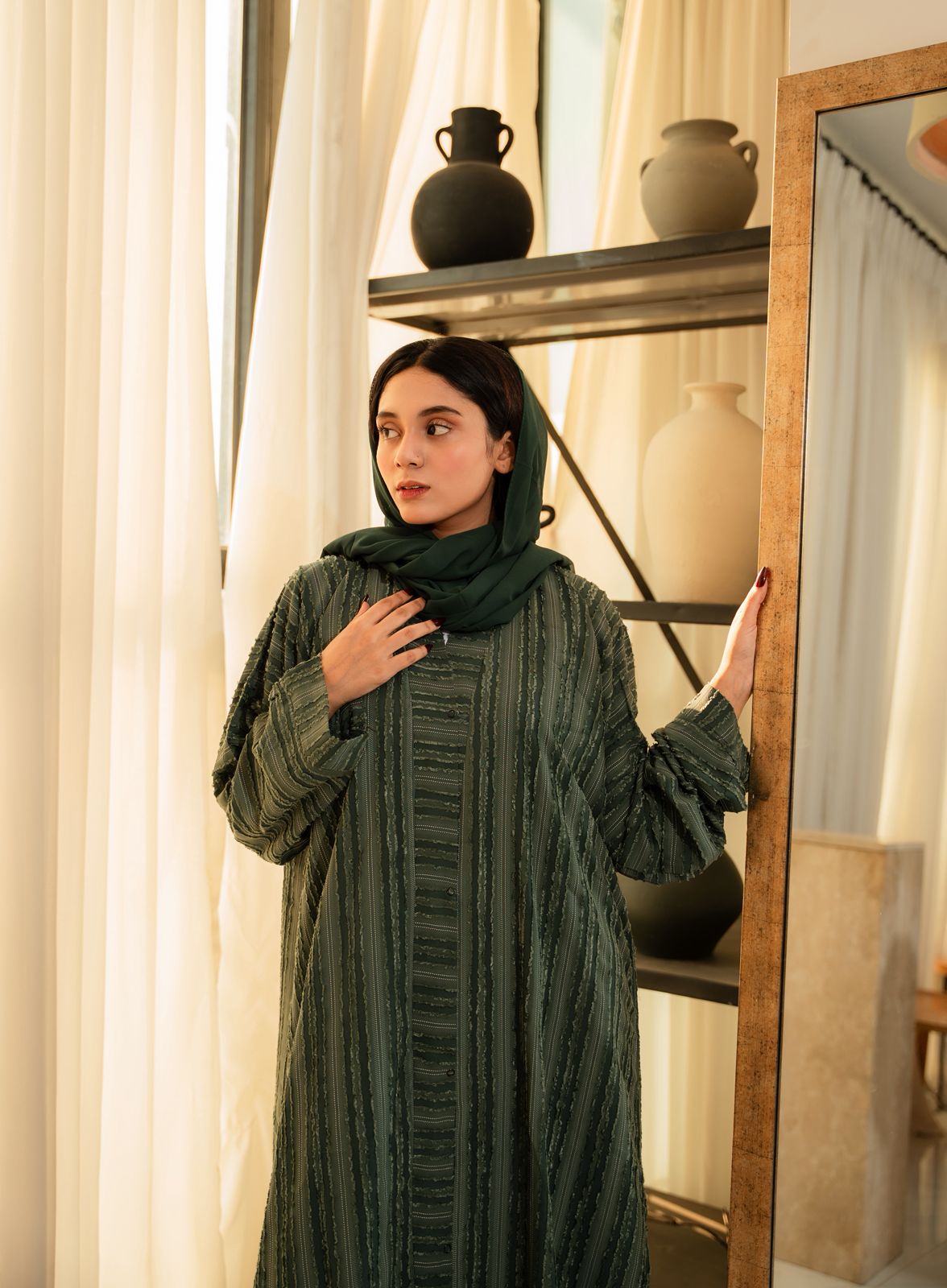Velour Bottle Green
