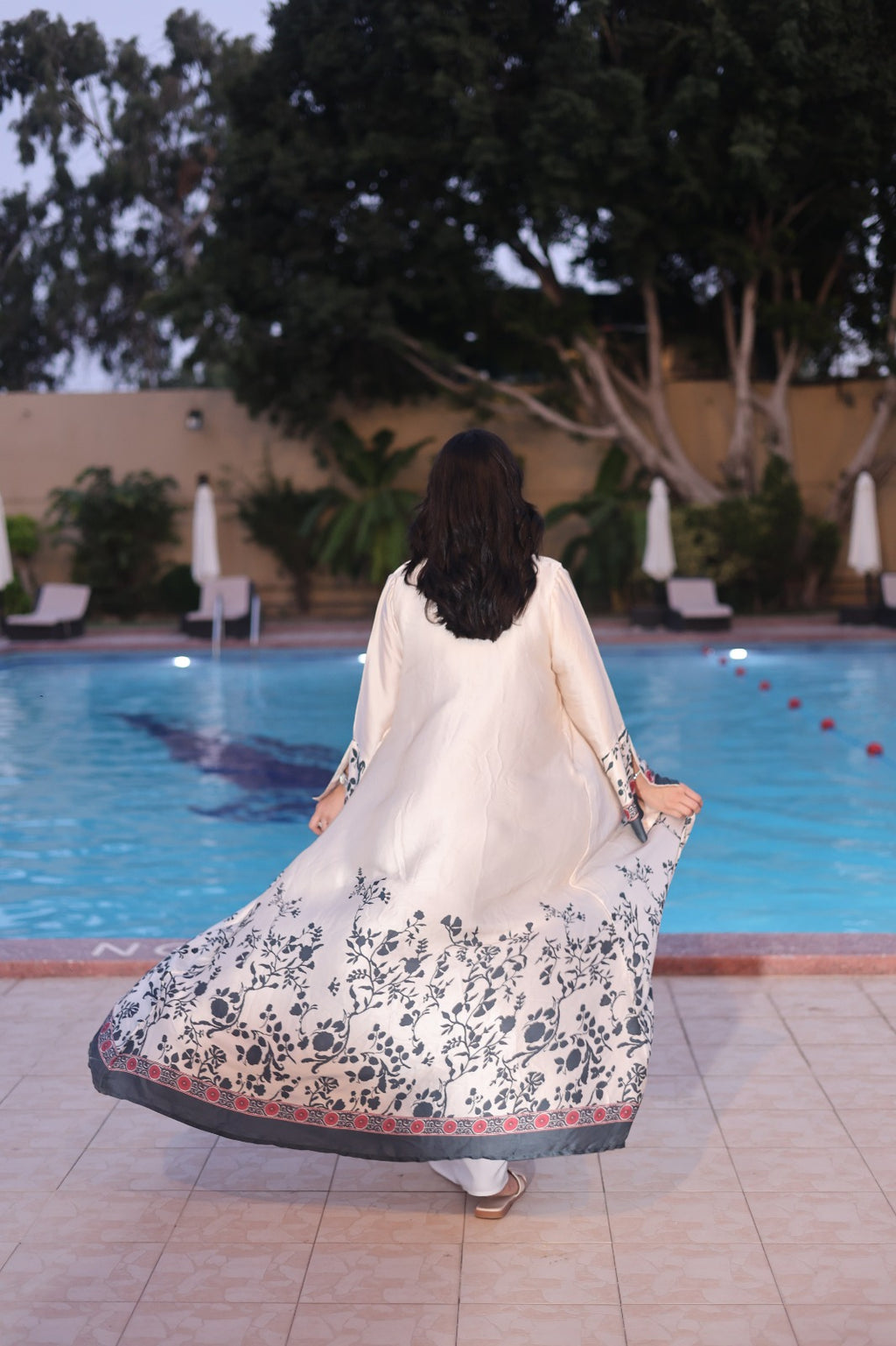 Desert Bloom — Digital Printed Kimono