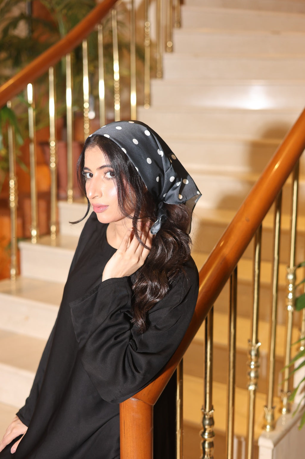 Polka Muse — Black Bandana